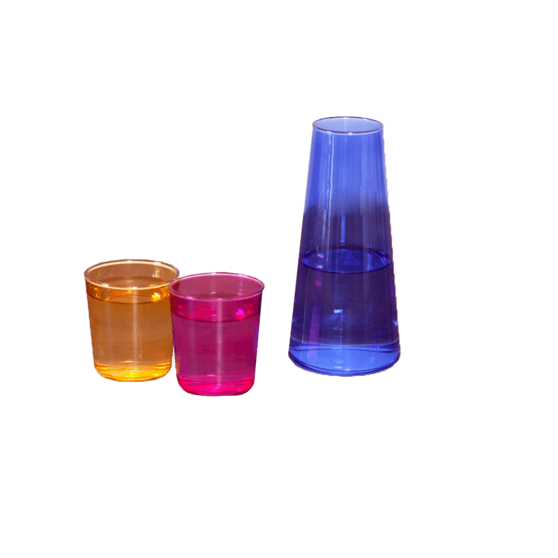 Set Karaffe mit 2 Gläsern